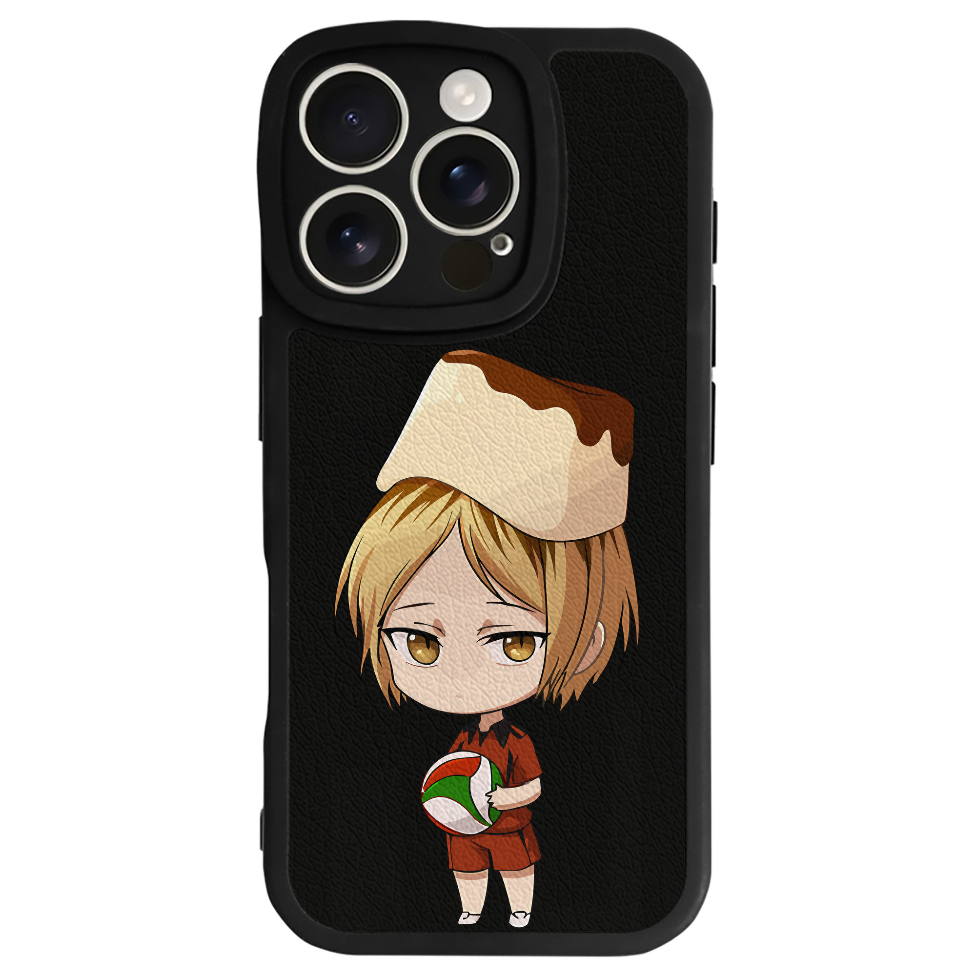 （画像用） ハイキュー!! Haikyu!! 【iPhone 16シリーズ対応】シリコンスマホケース（レザー調） 材質：シリコン